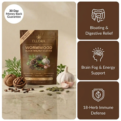 Black Walnut Wormwood Cleanse - 6,600mg softgels