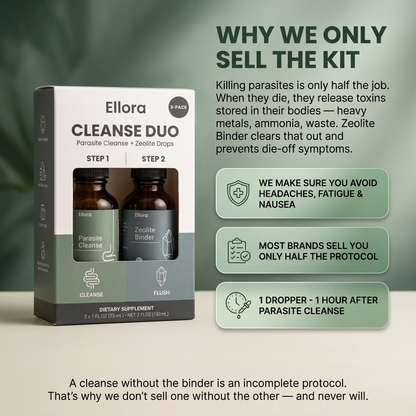 Ellora 2-Step Parasite Cleanse - SPANIHS