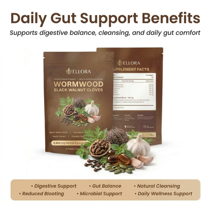 Black Walnut Wormwood Cleanse - 6,600mg softgels
