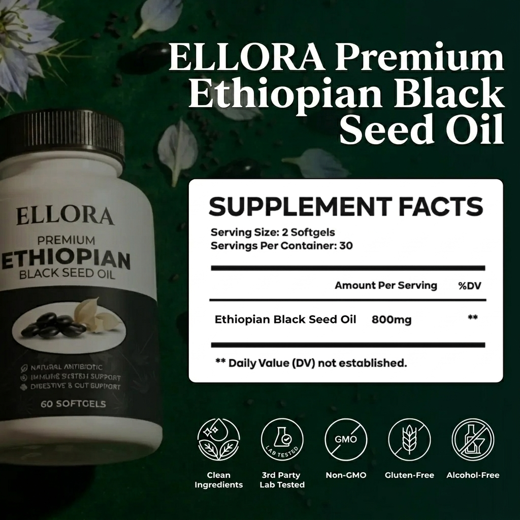 Ellora Ethiopian Black Seed Oil