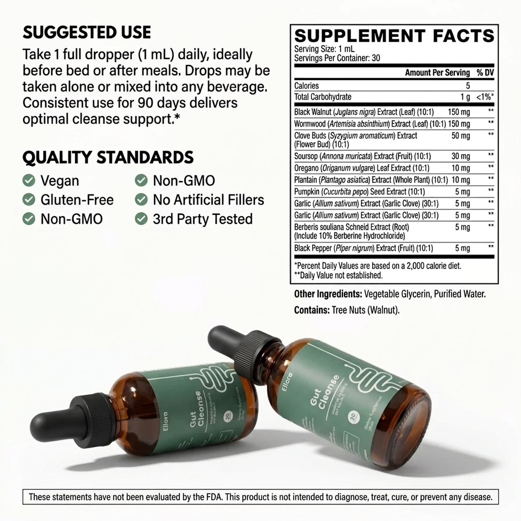 Ellora GutCleanse 2-Step Parasite Cleanse Kit